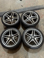 MERCEDES AMG ALLOYS DIAMOND CUT 19INCH GENUINE WITH TYRES C63 E63