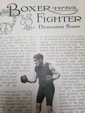 1911 Article Boxer V Fighter Tom Sayers Iron Hague