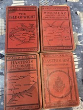 Vintage 4 WARD LOCK’S Illustrated Guide Books South+West England S21