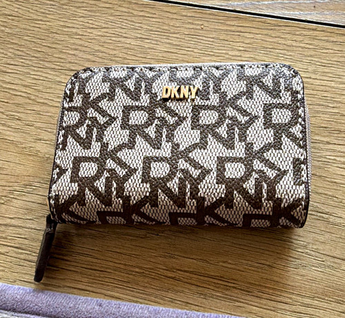 Dkny brown beige - brown/beige, logo