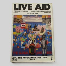 Live Aid Concert Ticket Stub +