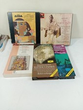5 X Classical Music Cassette Boxsets Mozart Verdi Bach