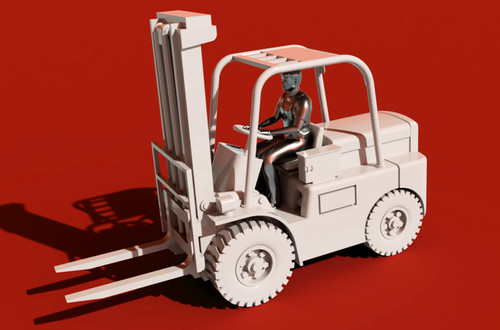 Hyster diesel forklift - -, /