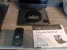 LOGIK Compact 9" 180° Swivel Screen Portable  Car DVD Player (No Charger)