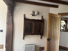 Old Charm Oak Wall Display