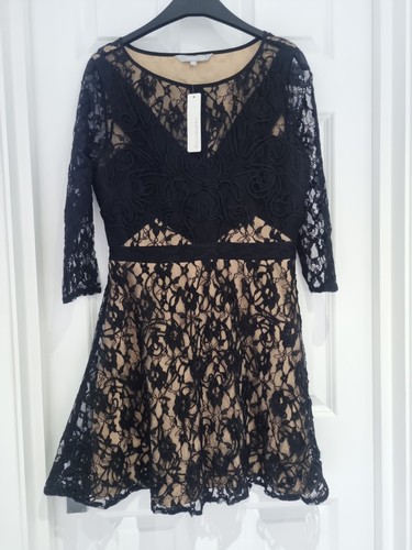 Red herring lace - red, dress