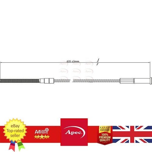 Hand brake cable for austin - brake,