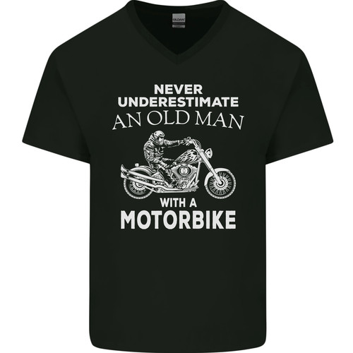 Biker old man - biker,