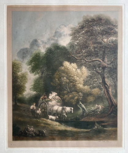 1890 antique mezzotint the - 1890,