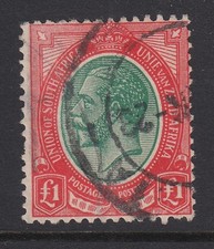 South Africa 1913 £1 Fine Used