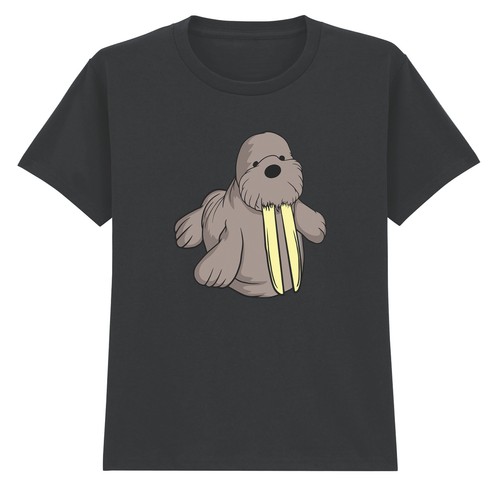 Cute cartoon walrus boys girls - cute,