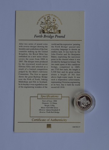 2004 forth bridge - forth, £1