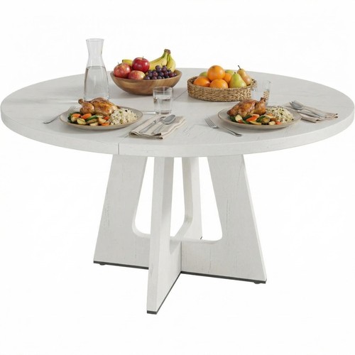 Round dining table set - in,