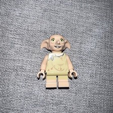Lego Minifigure Harry Potter Dobby House Elf Light Nougat Open Mouth Smile 