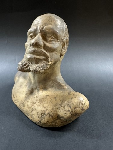 Antique plaster bust othello - plaster,