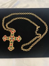Gripoix maltese cross - maltese, necklace