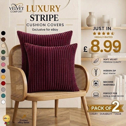 Pack velvet cushion covers - 2,