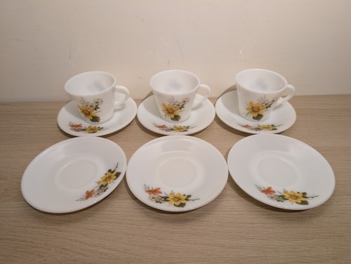 Vintage jaj pyrex cup saucer - cup, &