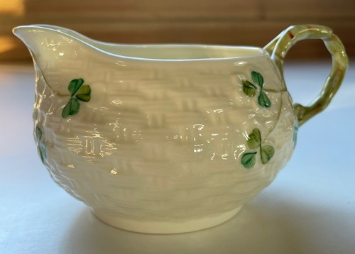 Vintage belleek porcelain milk - vintage,