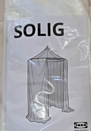 Ikea solig bed canopy new - solig,