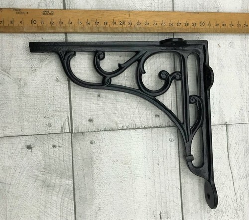 Cast iron and handforged shelf - cast,