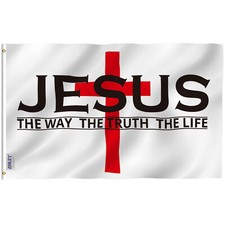 Anley  3x5 Foot Jesus The Way