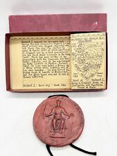 VINTAGE WAX SEAL BOXED - RICHARD THE 1ST I KING ENGLAND MARCUS REPLICAS
