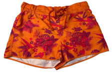MANTARAY UK 10 Orange Casual Shorts Draw Strings Woman's