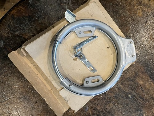 Dutch bicycle lock 1950s - bicycle,