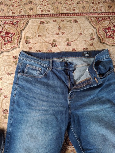 Mens comfort jeans 38x32 - tu,