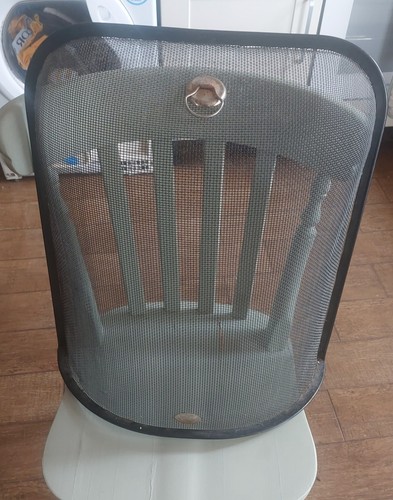Black metal fire guard - metal,
