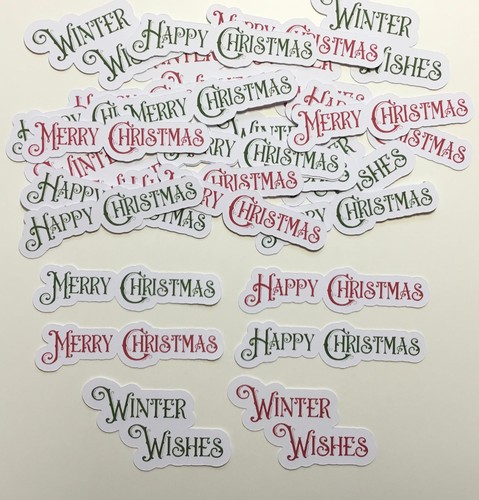 Christmas card sentiments - card,