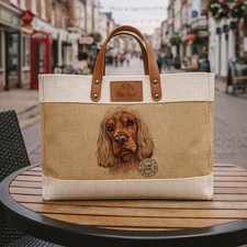 Golden Cocker Tote Bag Large