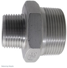 BSPT Male to Male Stainless