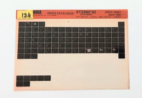 Yamaha xtz660 3yf4 4bw2 - 92, 3yf4/4bw2