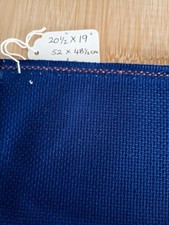Navy blue 100 cotton - navy, aida