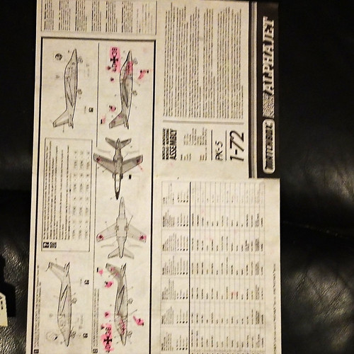 Matchbox aircraft decal - 1:72,