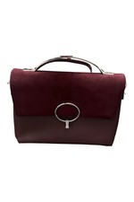 New Look burgundy plum  silver