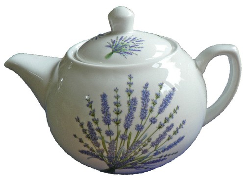 Lavender cup - cup, white