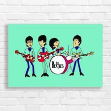 Iconic Cartoon The Beatles