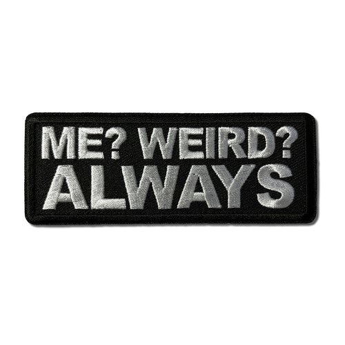 Embroidered weird always - embroidered, me