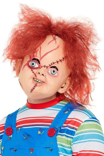 Halloween latex chucky mask - latex,