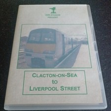 DVD - 225 STUDIOS - CLACKTON ON SEA TO LIVERPOOL STREET - railway train CAB RIDE
