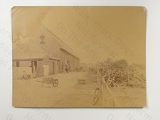 Farmyard Barn Rural Scene Man