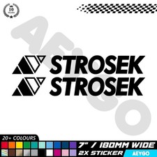 2x STROSEK Vinyl Sticker Decal