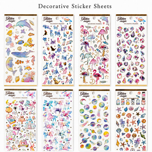 Kawaii epoxy stickers - 3d, –