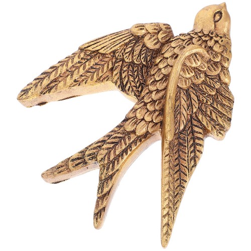 Wall mounted bird ornament - mounted,