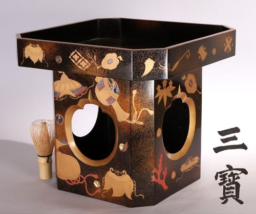 Antique japanese sanbo - japanese,