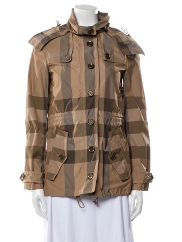Burberry brit hooded check - burberry,