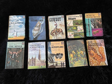 10x Ladybird books Vintage Bundle Joblot Weather Aeroplane Churches Miner Maps